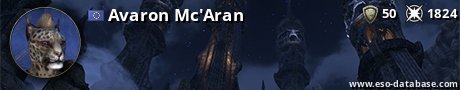 Signatur von Avaron Mc'Aran