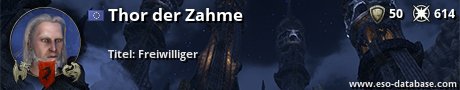 Signatur von Thor der Zahme