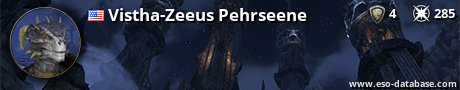 Signatur von Vistha-Zeeus Pehrseene