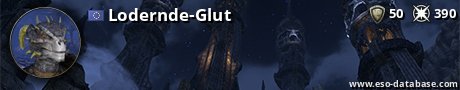 Signatur von Lodernde-Glut