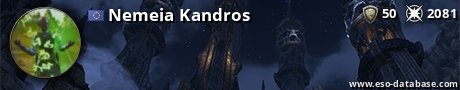 Signatur von Nemeia Kandros