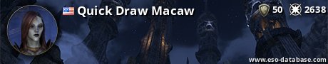 Signatur von Quick Draw Macaw