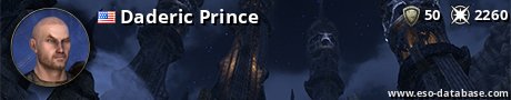 Signatur von Daderic Prince