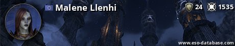 Signatur von Malene Llenhi