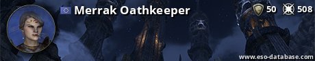 Signatur von Merrak Oathkeeper