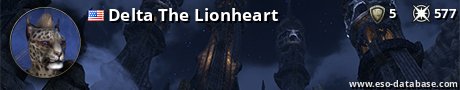 Signatur von Delta The Lionheart