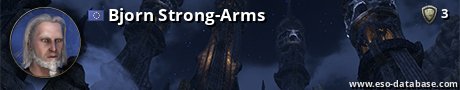 Signatur von Bjorn Strong-Arms