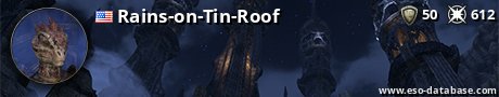 Signatur von Rains-on-Tin-Roof