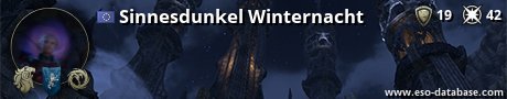 Signatur von Sinnesdunkel Winternacht