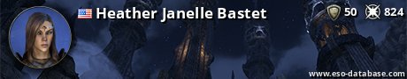 Signatur von Heather Janelle Bastet