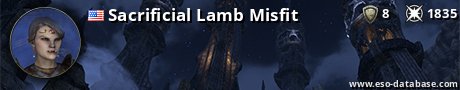 Signatur von Sacrificial Lamb Misfit