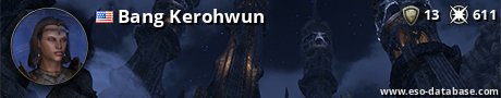 Signatur von Bang Kerohwun