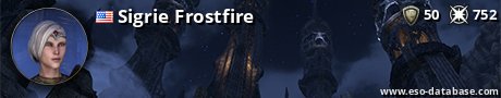 Signatur von Sigrie Frostfire