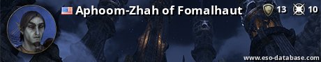 Signatur von Aphoom-Zhah of Fomalhaut