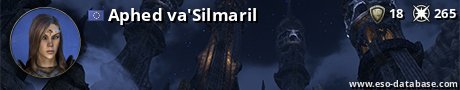 Signatur von Aphed va'Silmaril