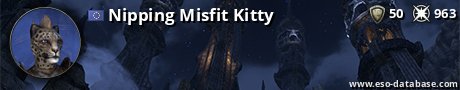Signatur von Nipping Misfit Kitty