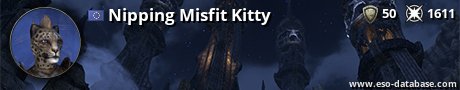 Signatur von Nipping Misfit Kitty