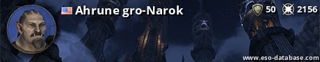 Signatur von Ahrune gro-Narok