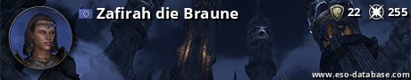 Signatur von Zafirah die Braune