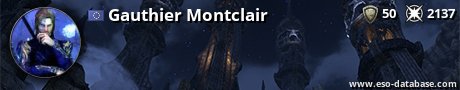 Signatur von Gauthier Montclair