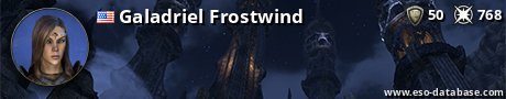 Signatur von Galadriel Frostwind