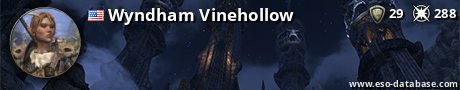 Signatur von Wyndham Vinehollow