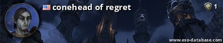 Signatur von conehead of regret