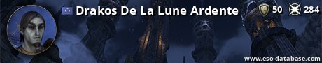 Signatur von Drakos De La Lune Ardente