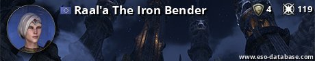 Signatur von Raal'a The Iron Bender