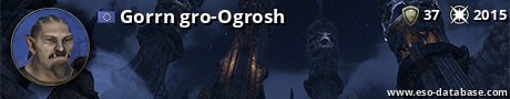 Signatur von Gorrn gro-Ogrosh