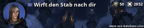 Signatur von Wirft den Stab nach dir