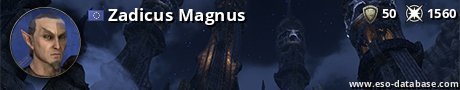 Signatur von Zadicus Magnus