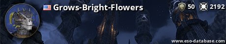 Signatur von Grows-Bright-Flowers