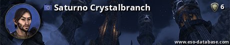 Signatur von Saturno Crystalbranch