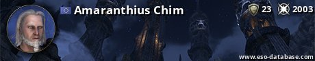 Signatur von Amaranthius Chim