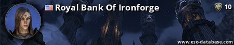 Signatur von Royal Bank Of Ironforge
