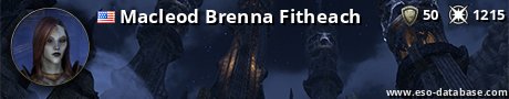 Signatur von Macleod Brenna Fitheach