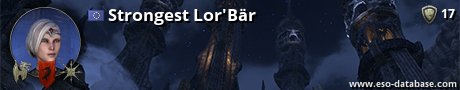 Signatur von Strongest Lor'Bär