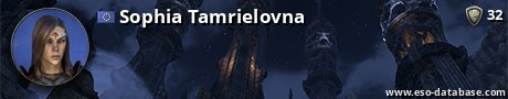 Signatur von Sophia Tamrielovna