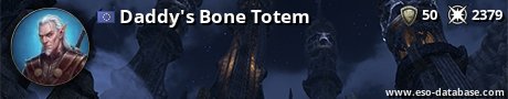 Signatur von Daddy's Bone Totem