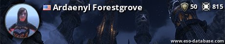 Signatur von Ardaenyl Forestgrove