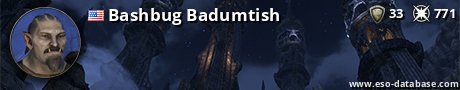 Signatur von Bashbug Badumtish