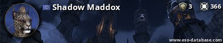 Signatur von Shadow Maddox