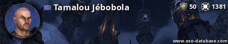 Signatur von Tamalou Jébobola