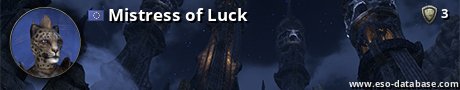 Signatur von Mistress of Luck