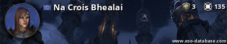 Signatur von Na Crois Bhealai