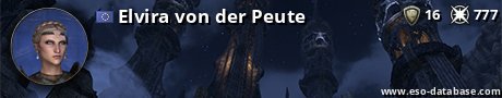 Signatur von Elvira von der Peute