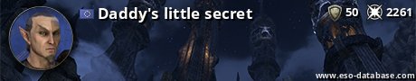 Signatur von Daddy's little secret