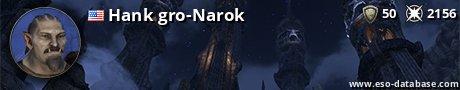 Signatur von Hank gro-Narok