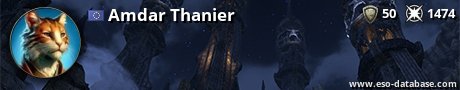 Signatur von Amdar Thanier